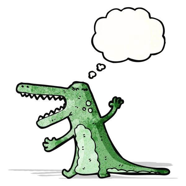 Crocodile de bande dessinée — Image vectorielle