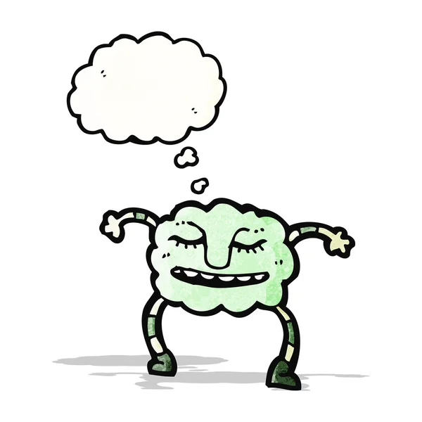 Cartoon cloud monster — Stock Vector
