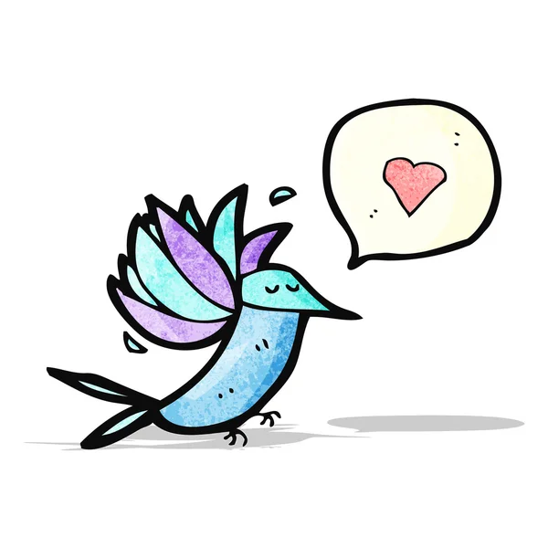 Cartoon hummingbird — Stock vektor