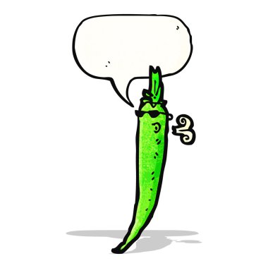 karikatür chili biber
