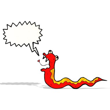 tıslayan yılan karikatür