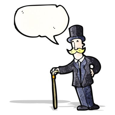 zengin bir adam çizgi film