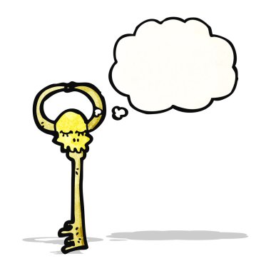 sihirli anahtar karikatür