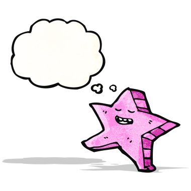 karikatür pembe denizyıldızı