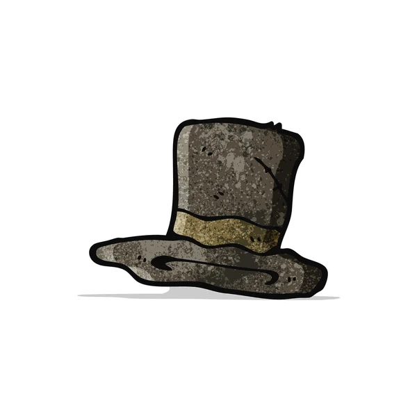 Sombrero superior de dibujos animados — Vector de stock