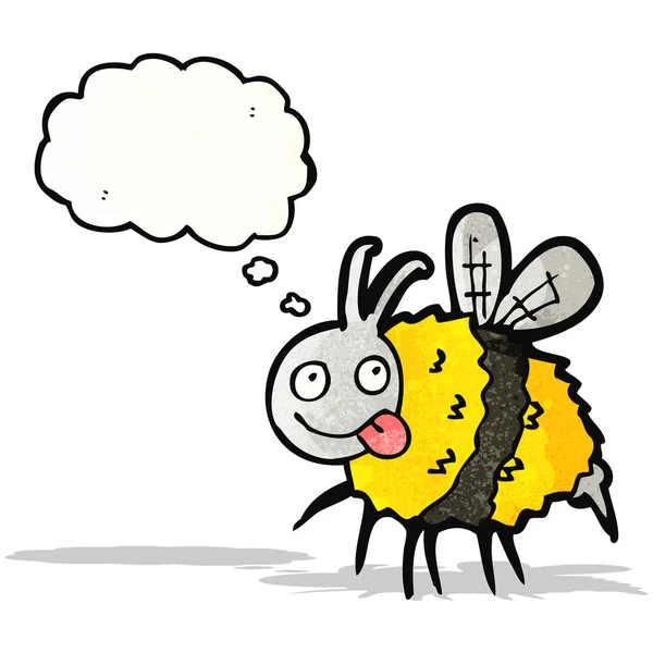 Cartoon bee — Stockvector