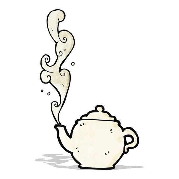 Karikatür çaydanlık — Stok Vektör