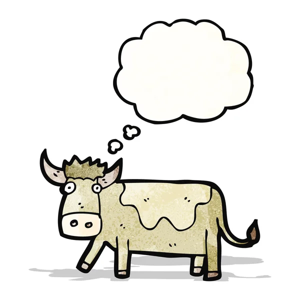 Vaca de dibujos animados — Vector de stock