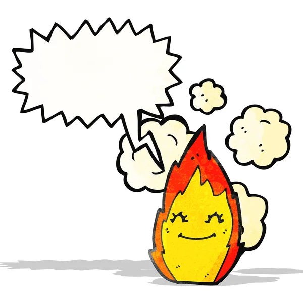 Cartoon fire character — Stock Vector