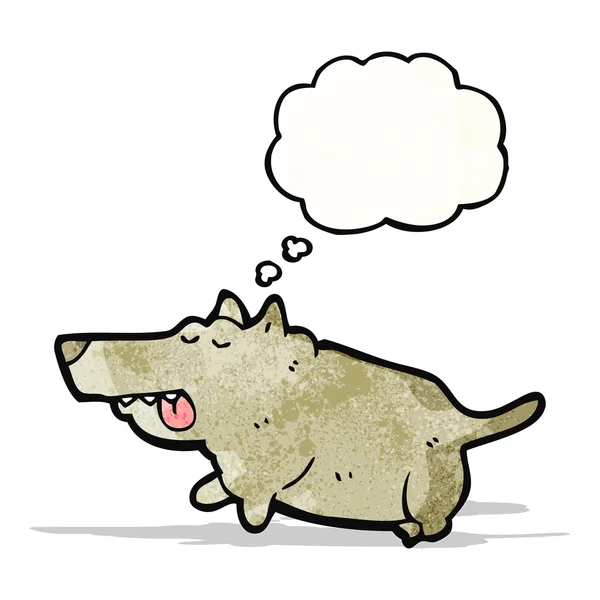 Kreslený tlustý pes — Stockový vektor
