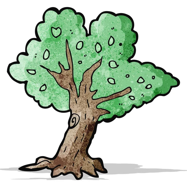 Cartoon-Baum — Stockvektor