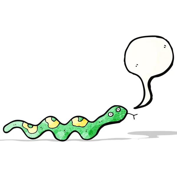 Dessin animé glissant serpent — Image vectorielle