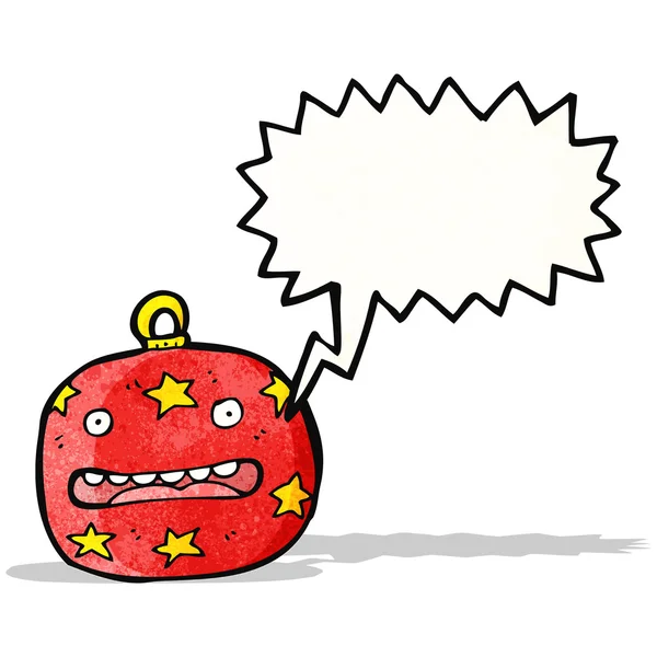クレイジー クリスマス安物の宝石漫画のキャラクター — ストックベクタ