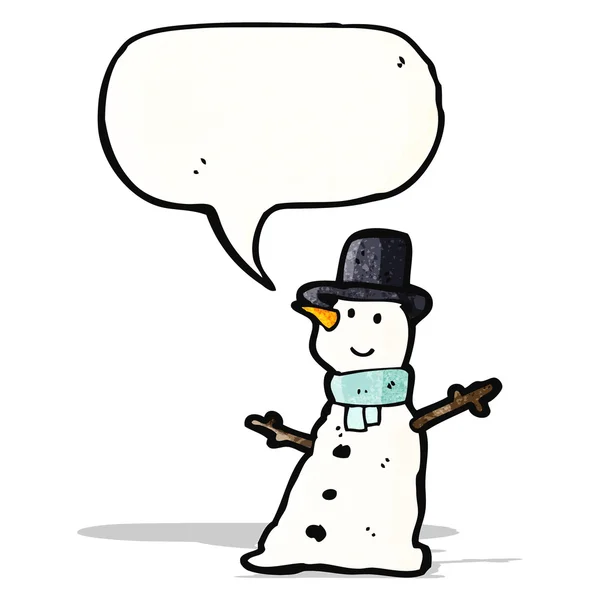 Cartoon sneeuwpop — Stockvector