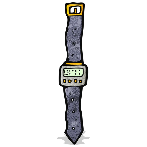 Cartoon digital wrist watch — Stock Vector