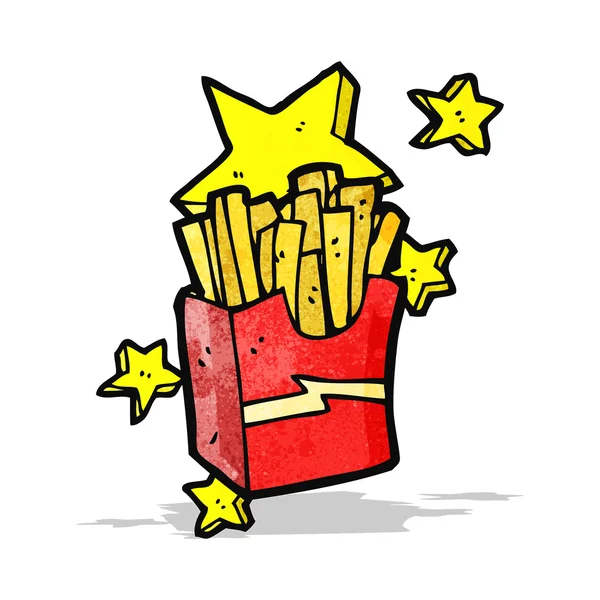 Dessin animé sortir frites — Image vectorielle