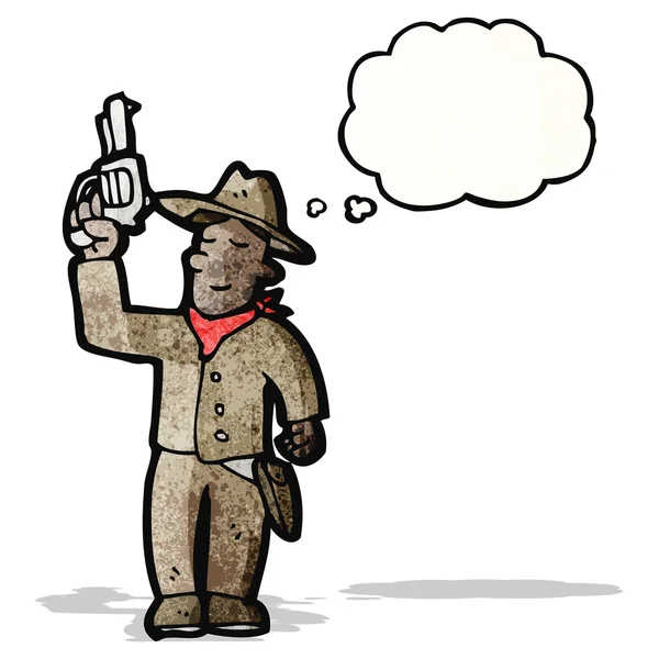 Dessin animé Cowboy — Image vectorielle