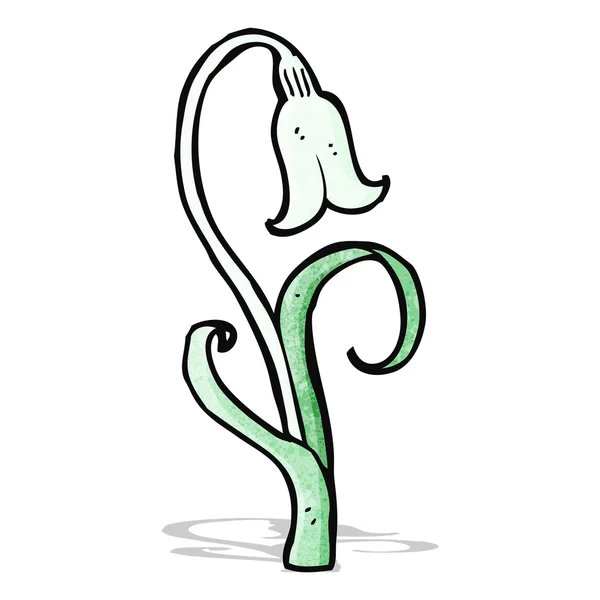 Cartoon snowdrop — Stockvector