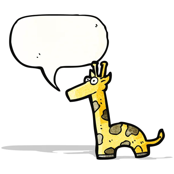 Zeichentrickgiraffe — Stockvektor