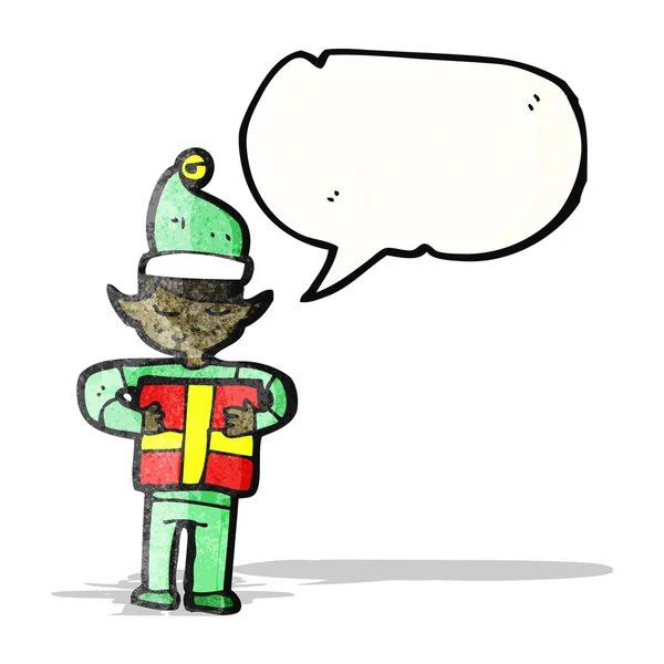 Cartoon christmas elf — Stock Vector