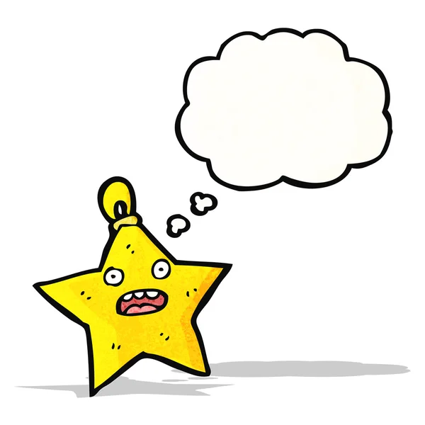 Personnage de décoration étoile dessin animé — Image vectorielle