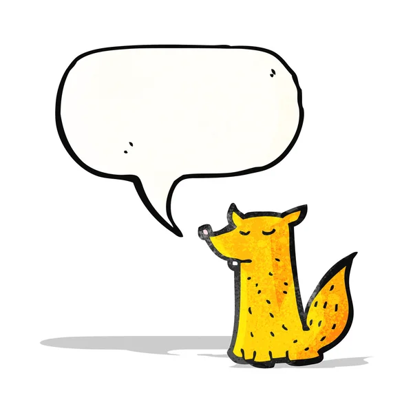 Lilla fox cartoon — Stock vektor