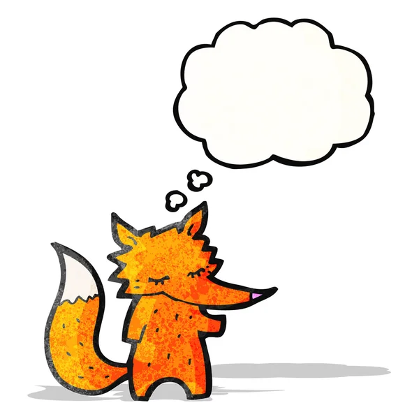 Cute cartoon fox — Stockvector