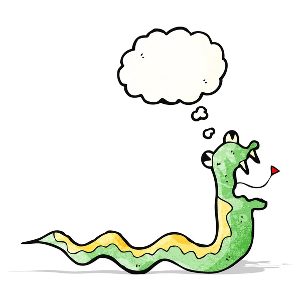 Cartoon slithering snake — Stock Vector