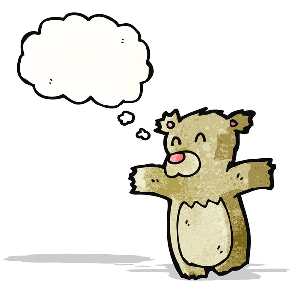 Pequeño oso de dibujos animados — Archivo Imágenes Vectoriales