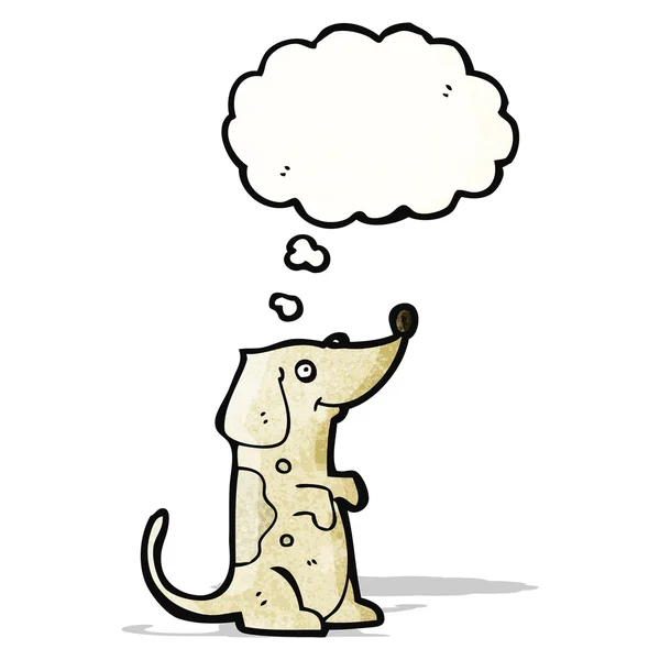 Schattig grappige kleine hond cartoon — Stockvector