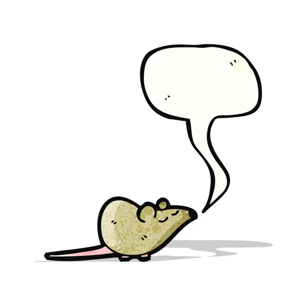 Squeaking souris dessin animé — Image vectorielle