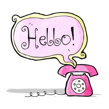 telefon karikatür