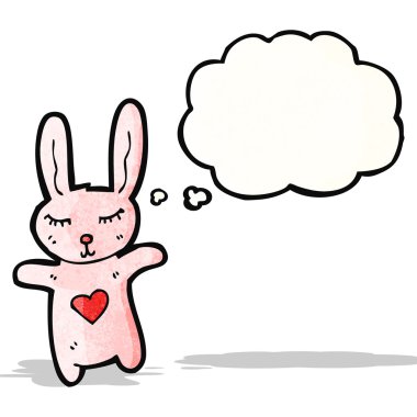 Sevimli tavşan çizgi filmi