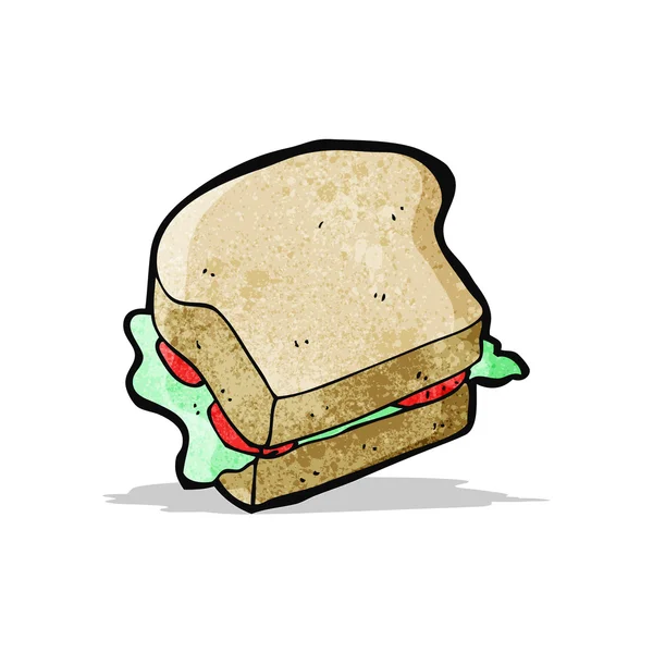 Cartoon-Sandwich — Stockvektor