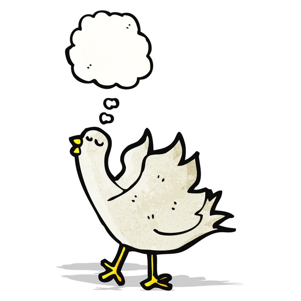 Cartoon flapping bird — Stock Vector