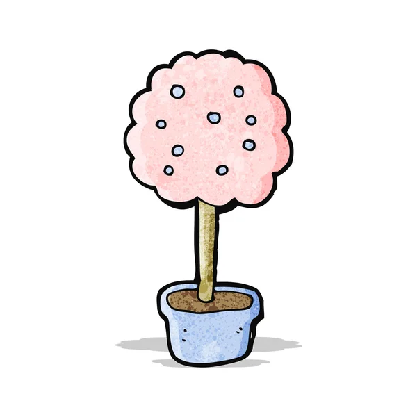 Árbol decorativo de dibujos animados — Vector de stock