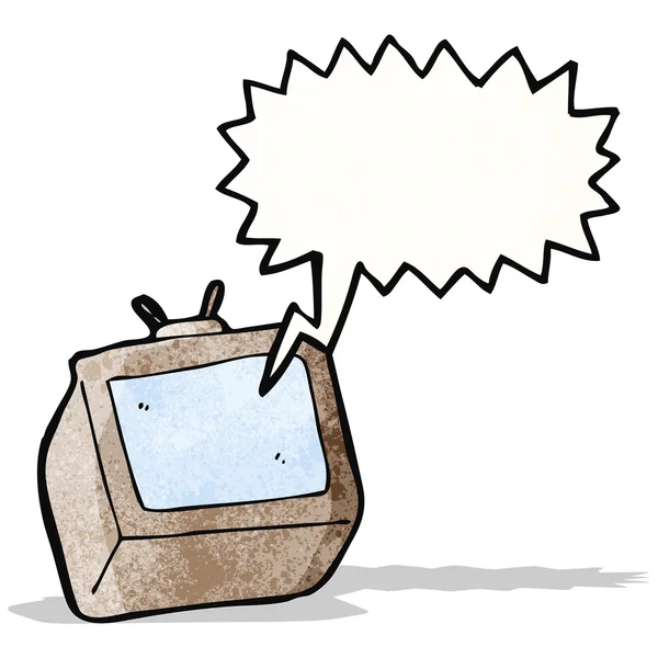 Cartoon televisietoestel — Stockvector