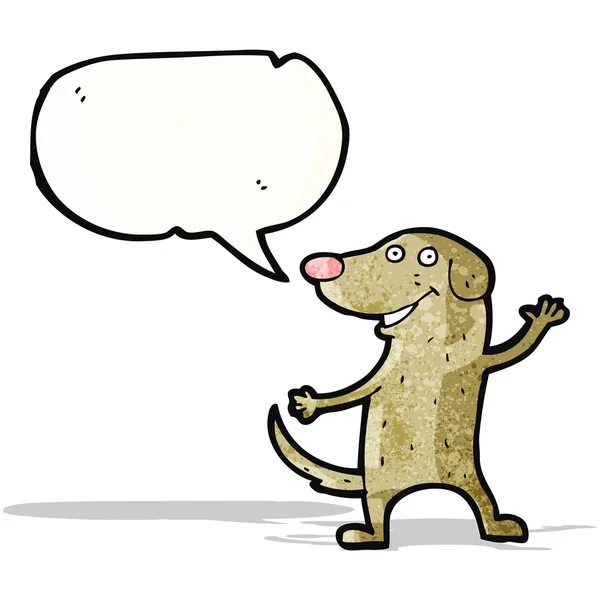 Vriendelijke hond cartoon — Stockvector