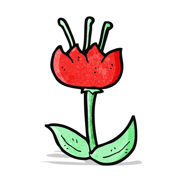 Tulipán de dibujos animados — Vector de stock