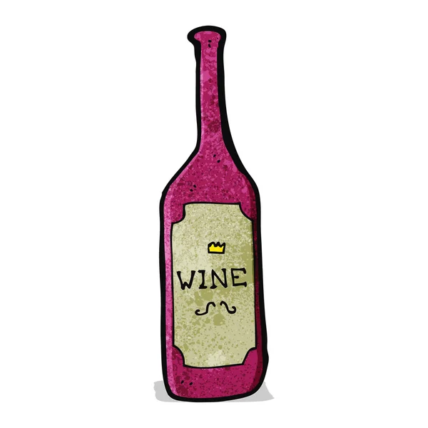 Dessin animé vin rouge — Image vectorielle