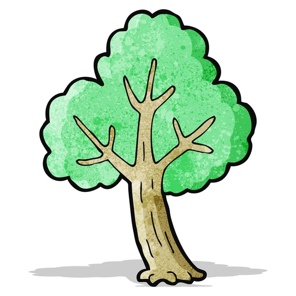 Caricature arbre — Image vectorielle