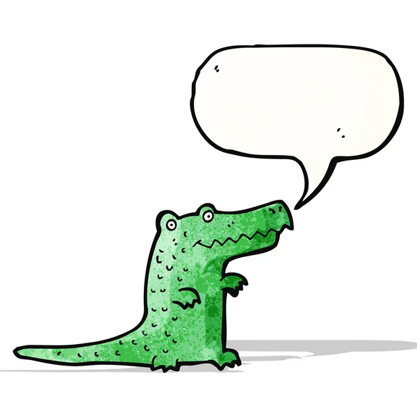 Crocodile de bande dessinée — Image vectorielle