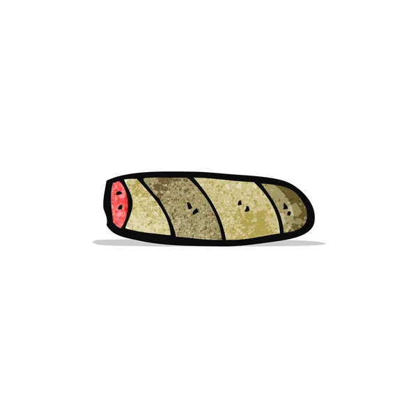 Cigarrillo de dibujos animados — Vector de stock