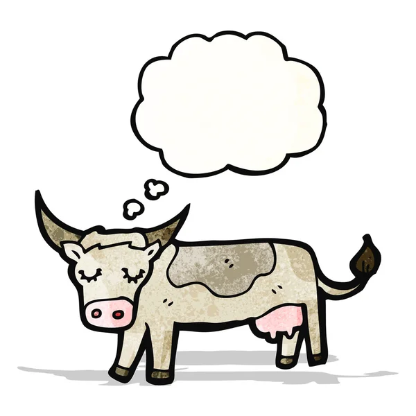 Vaca de dibujos animados — Vector de stock