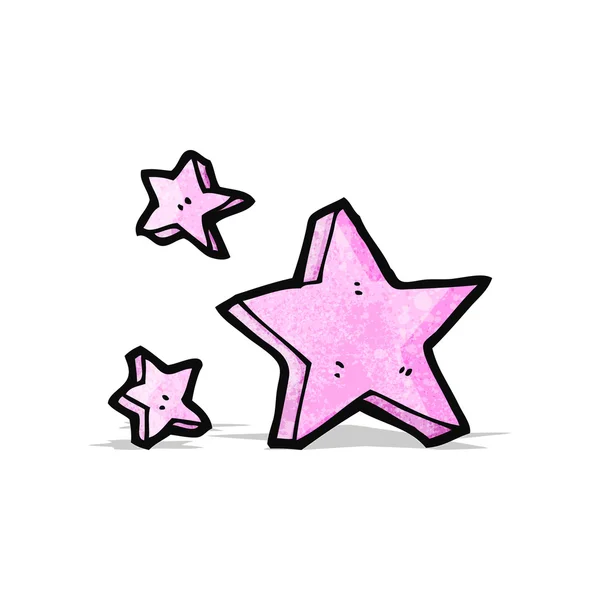 Prvek návrhu kreslený hvězd — Stockový vektor