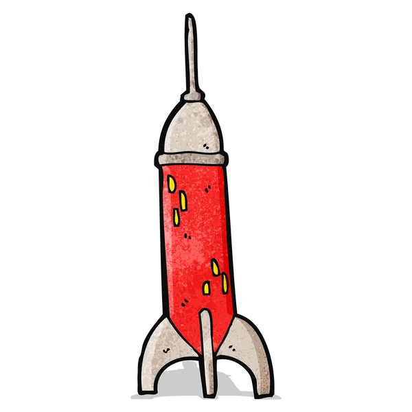 Cartoon rocket — Stock Vector