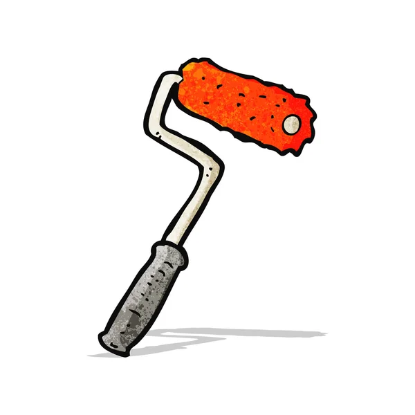 Paint roller cartoon — Stock vektor