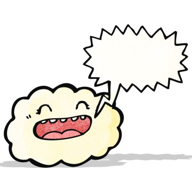 mutlu bulut ile konuşma balonu