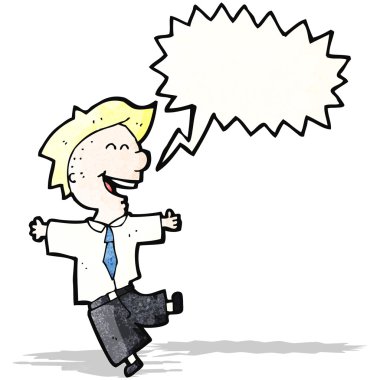 karikatür komik okul çocuğu