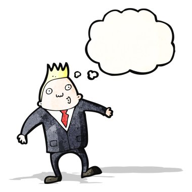 Çizgi film işadamının fikri